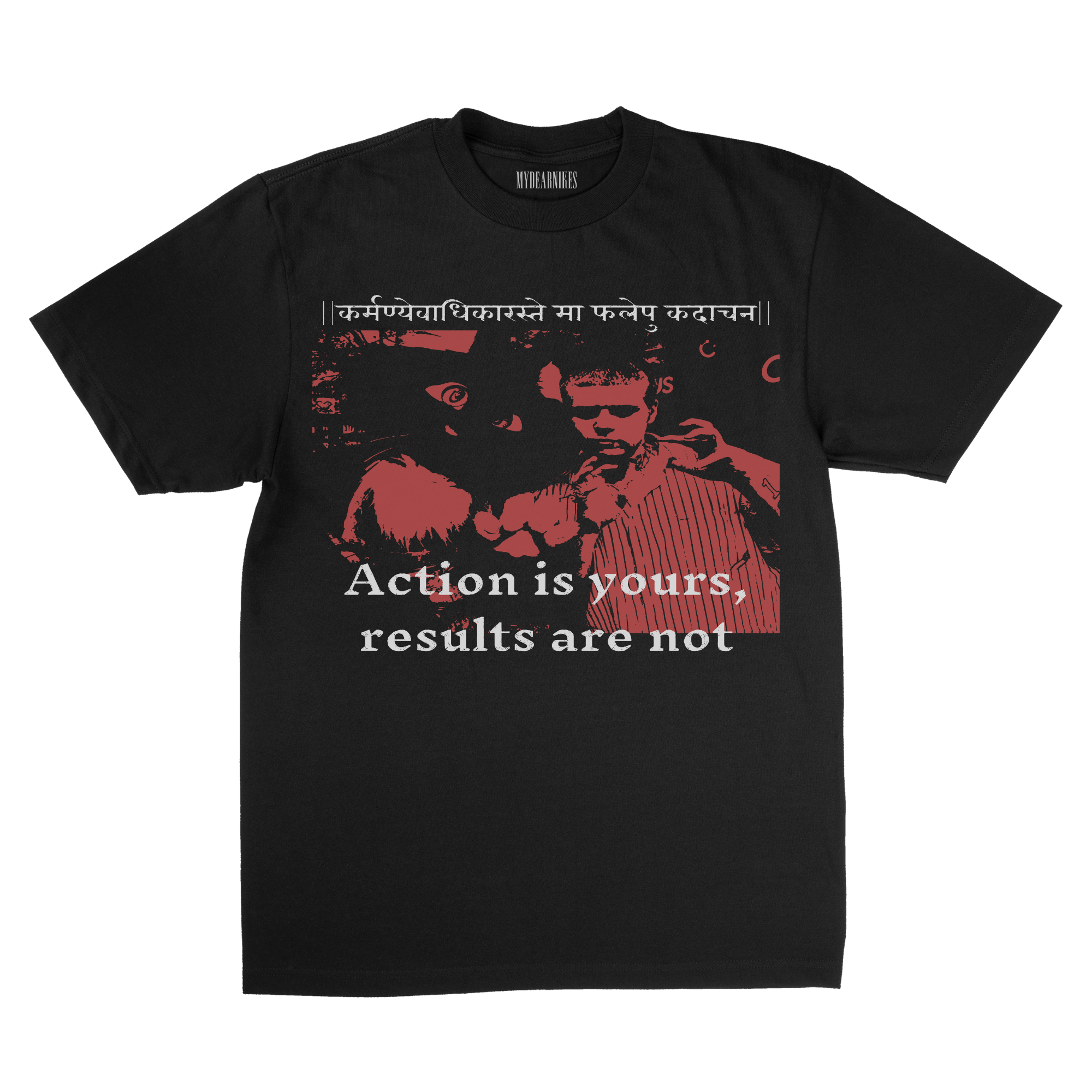 Action is yours sanskrit script