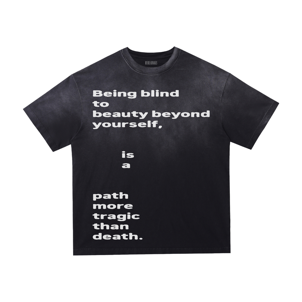 being blind to beauty