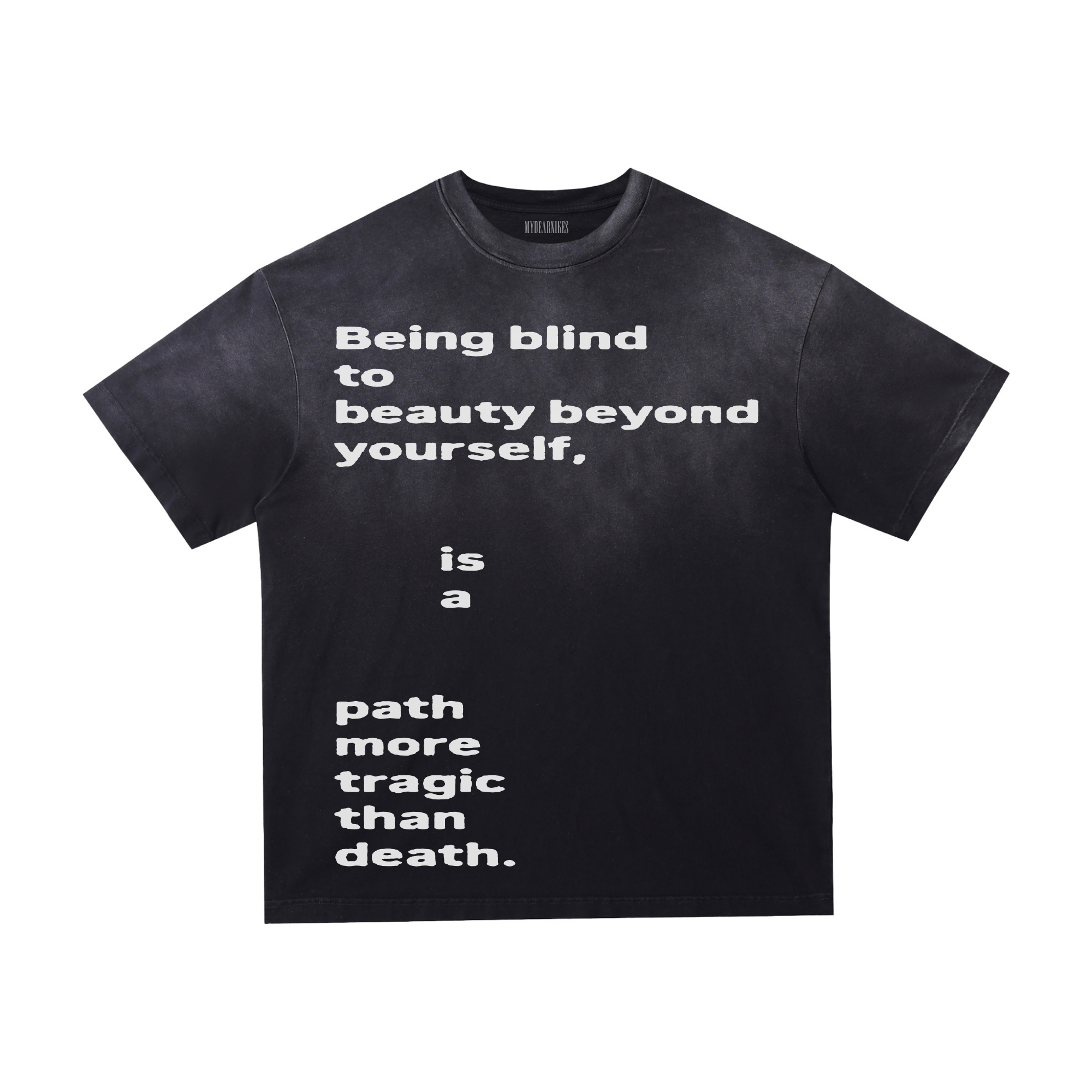 being blind to beauty