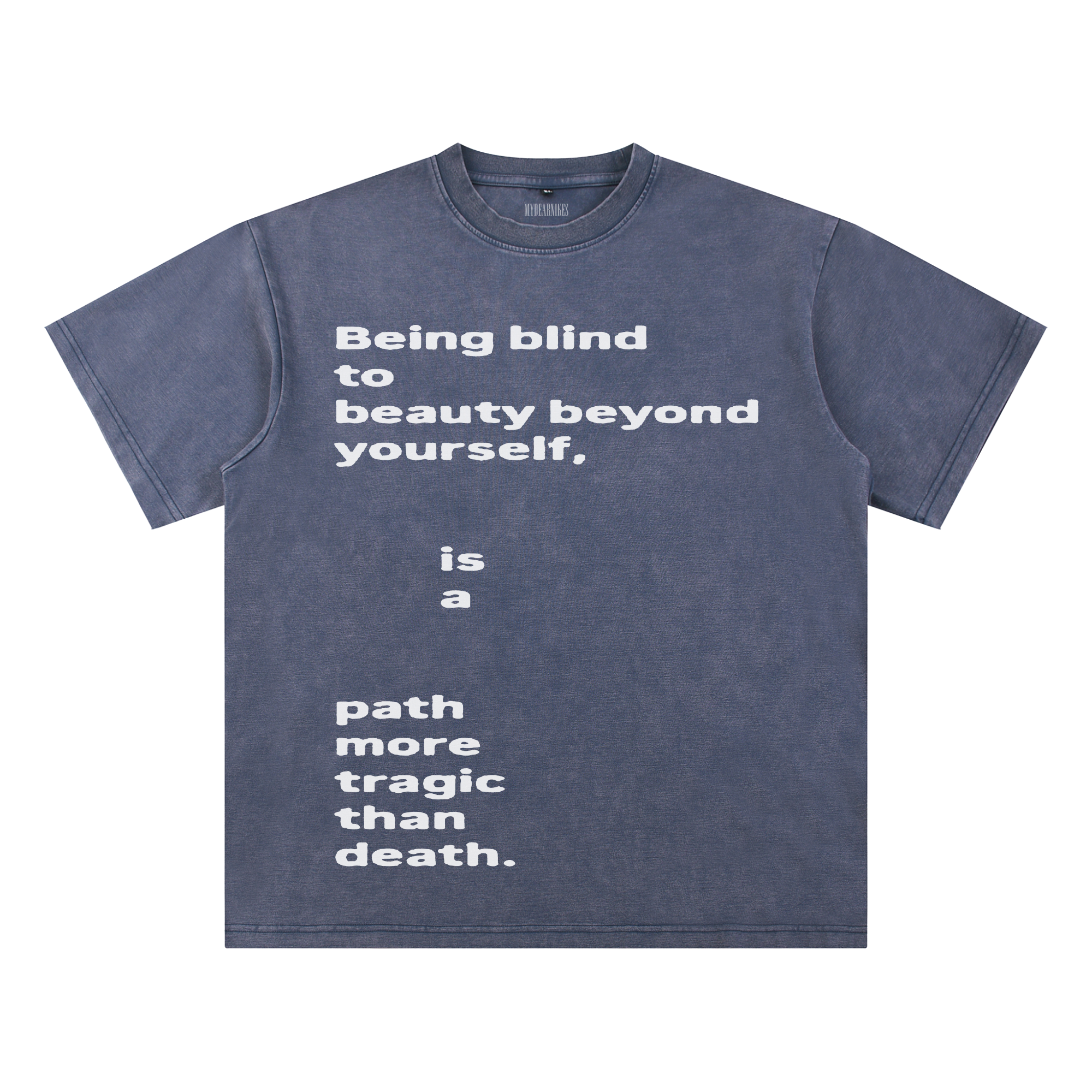 being blind to beauty