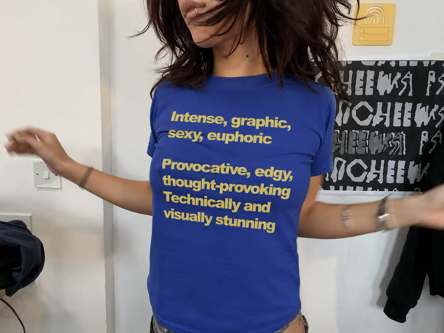 Intense, graphic, sexy..