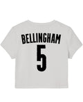 White Baby Tee Back Design