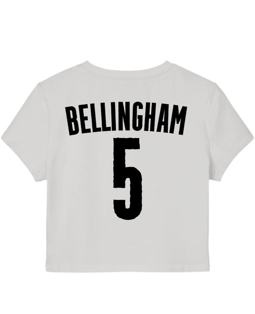 White Baby Tee Back Design