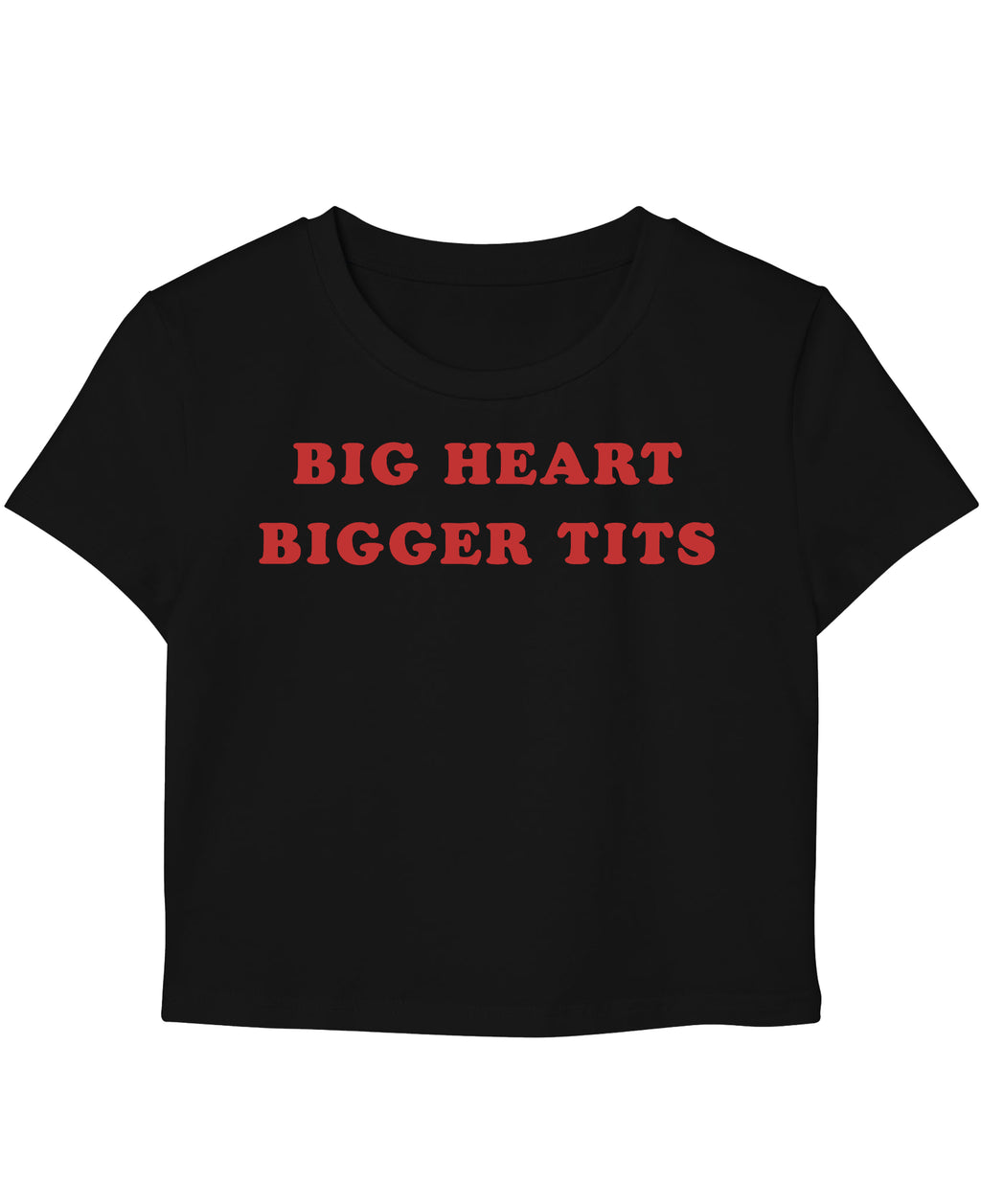 Black Baby Tee Front Design