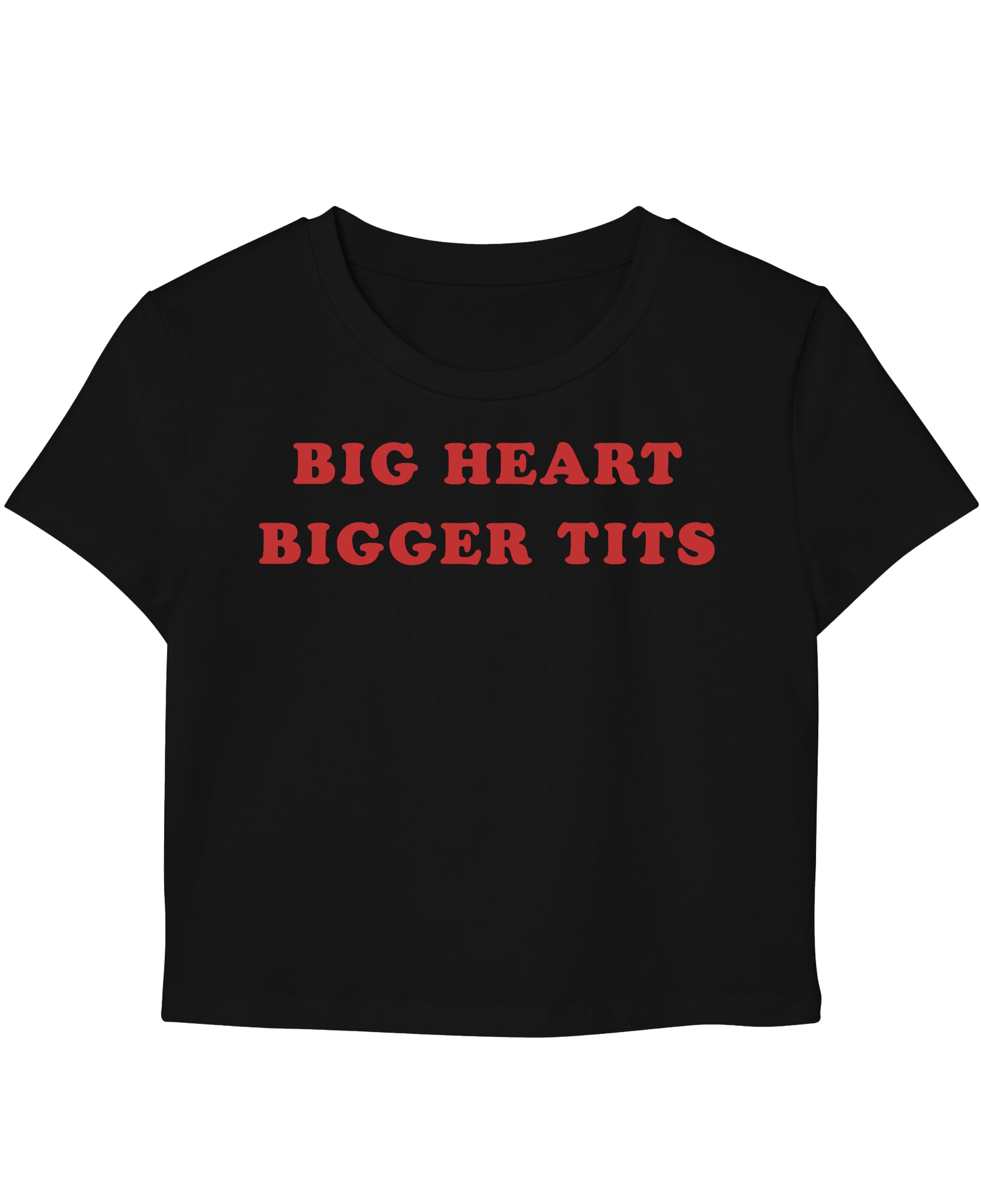 Black Baby Tee Front Design