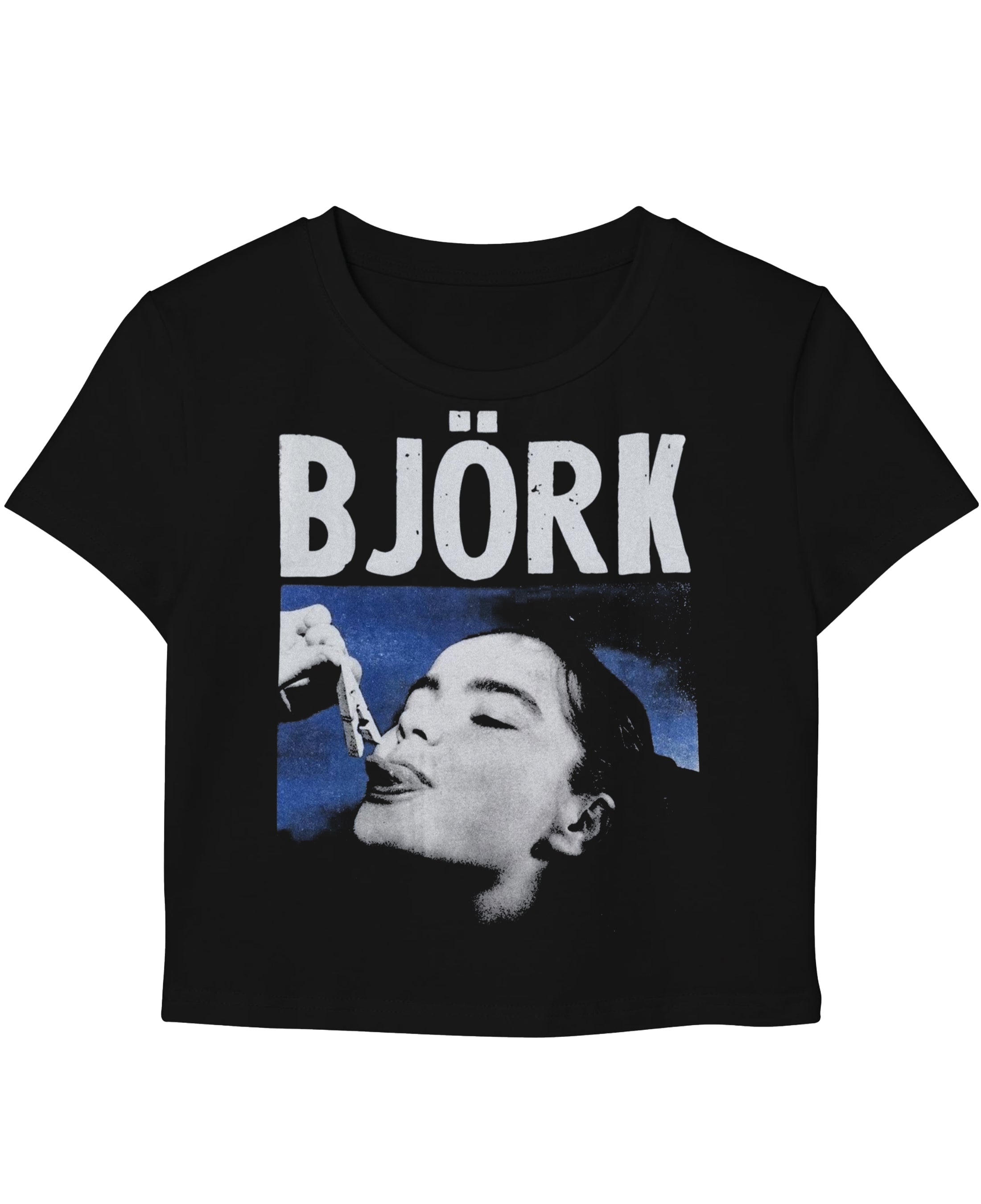 Black Baby Tee Front Design