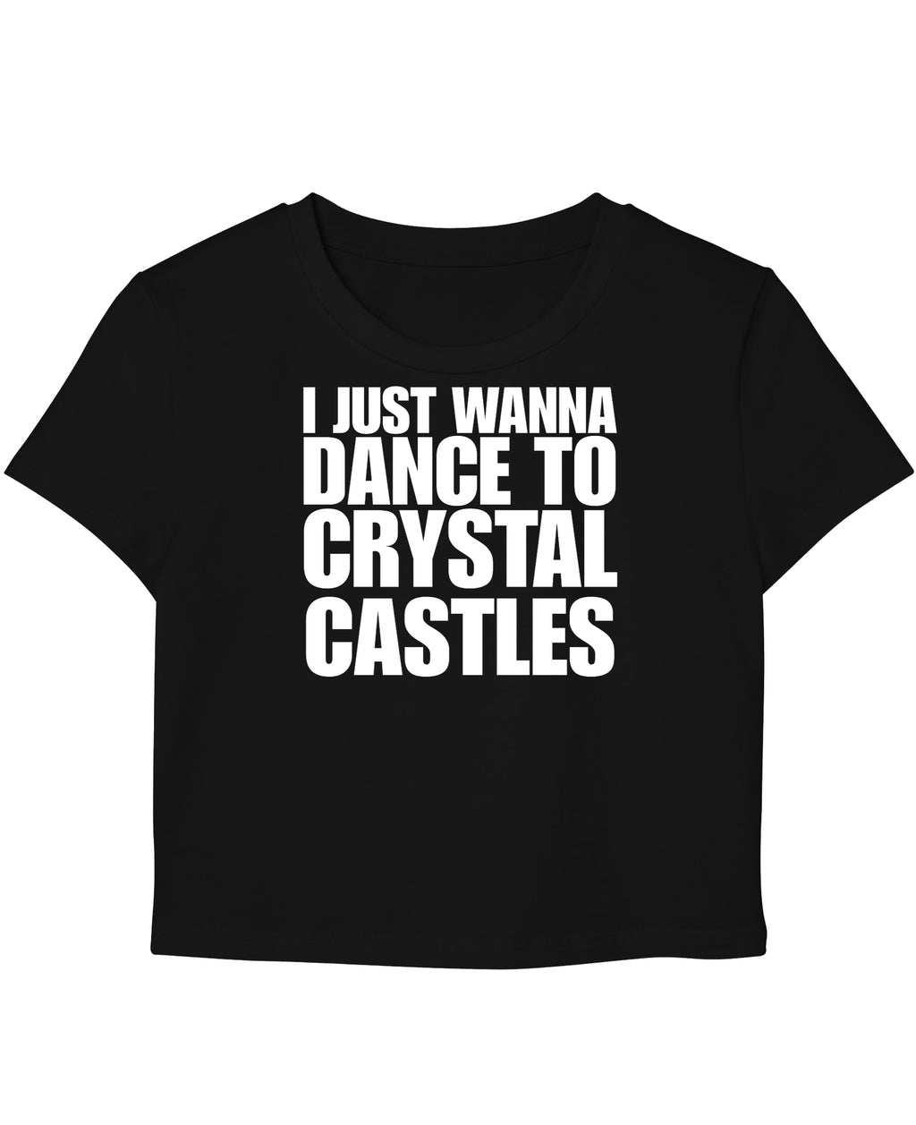 Black Baby Tee Front Design