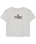 White Baby Tee Front Design