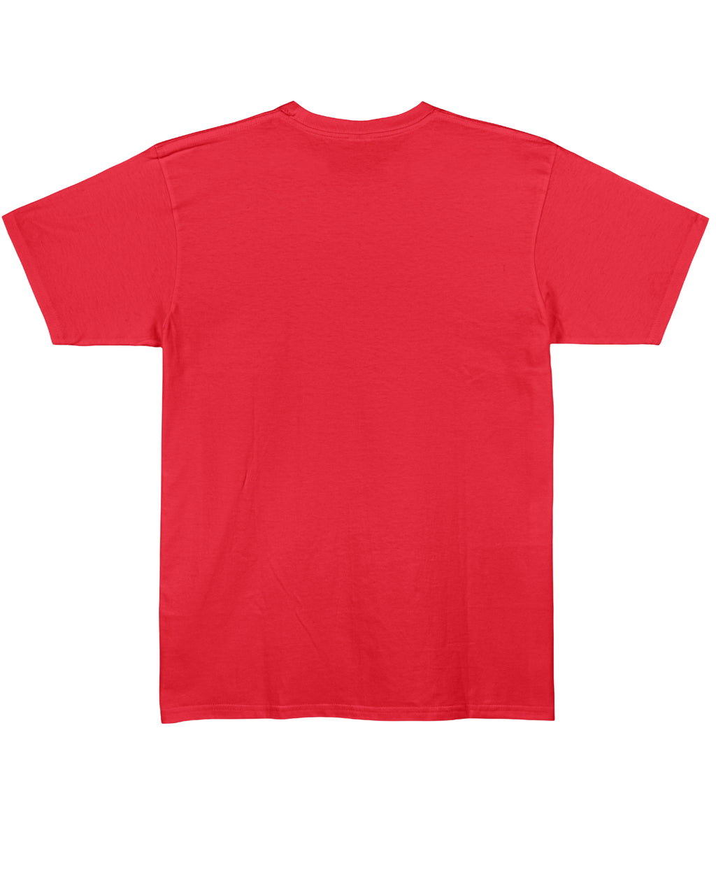Red Regular Fit T-shirt Back Design