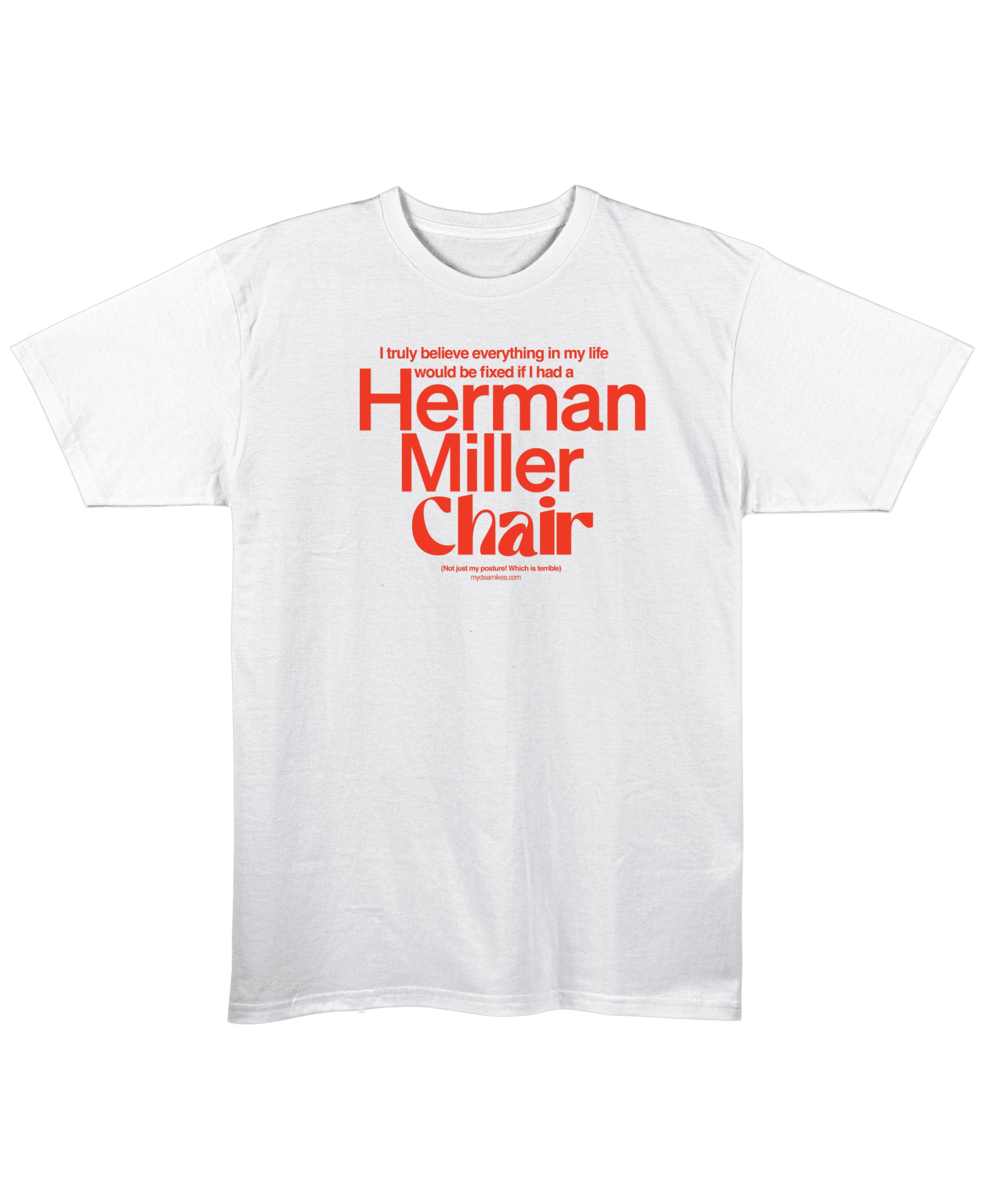 White Regular Fit T-shirt Front Design
