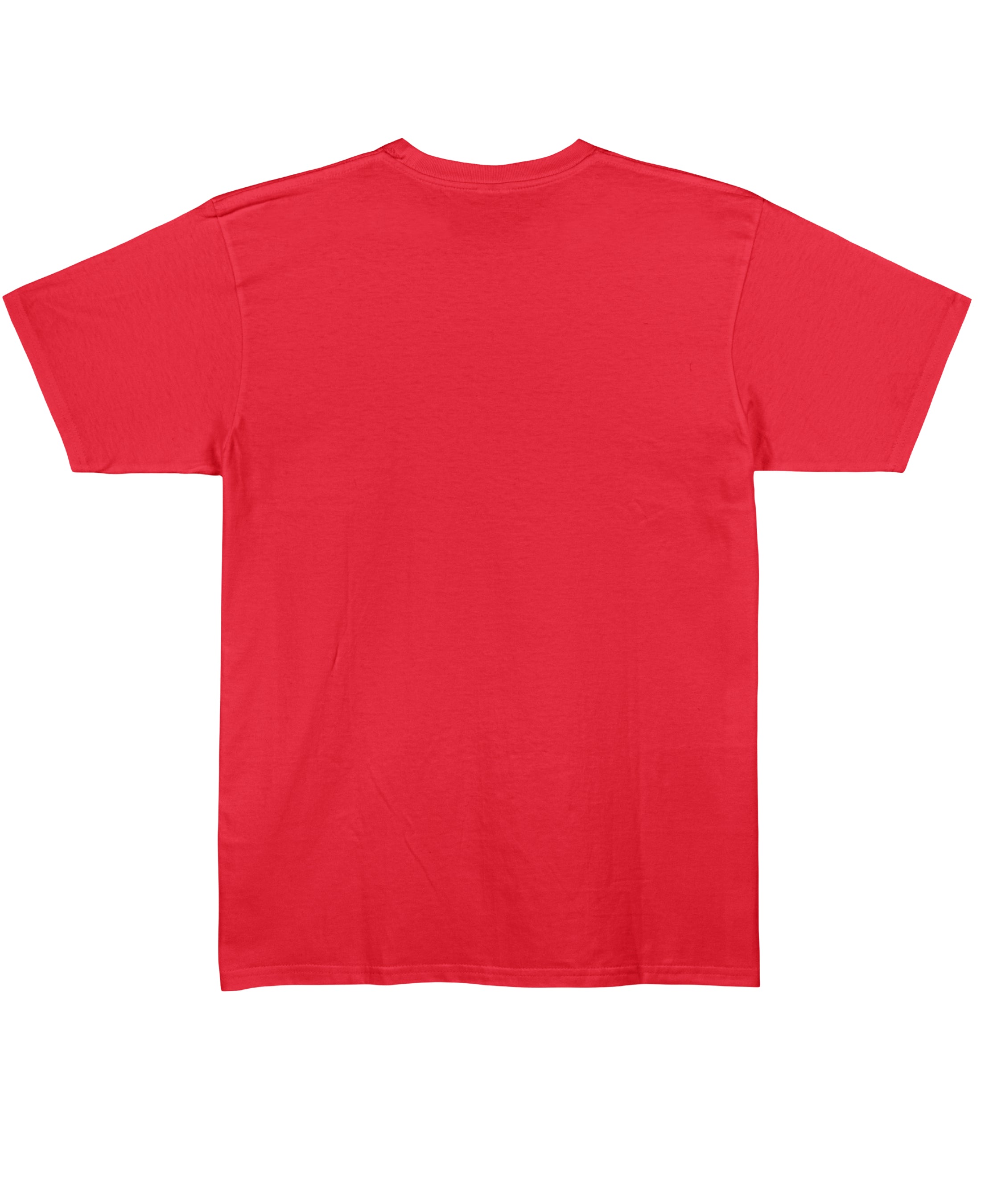 Red Regular Fit T-shirt Back Design