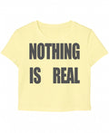 Butter Yellow Baby Tee Front Design