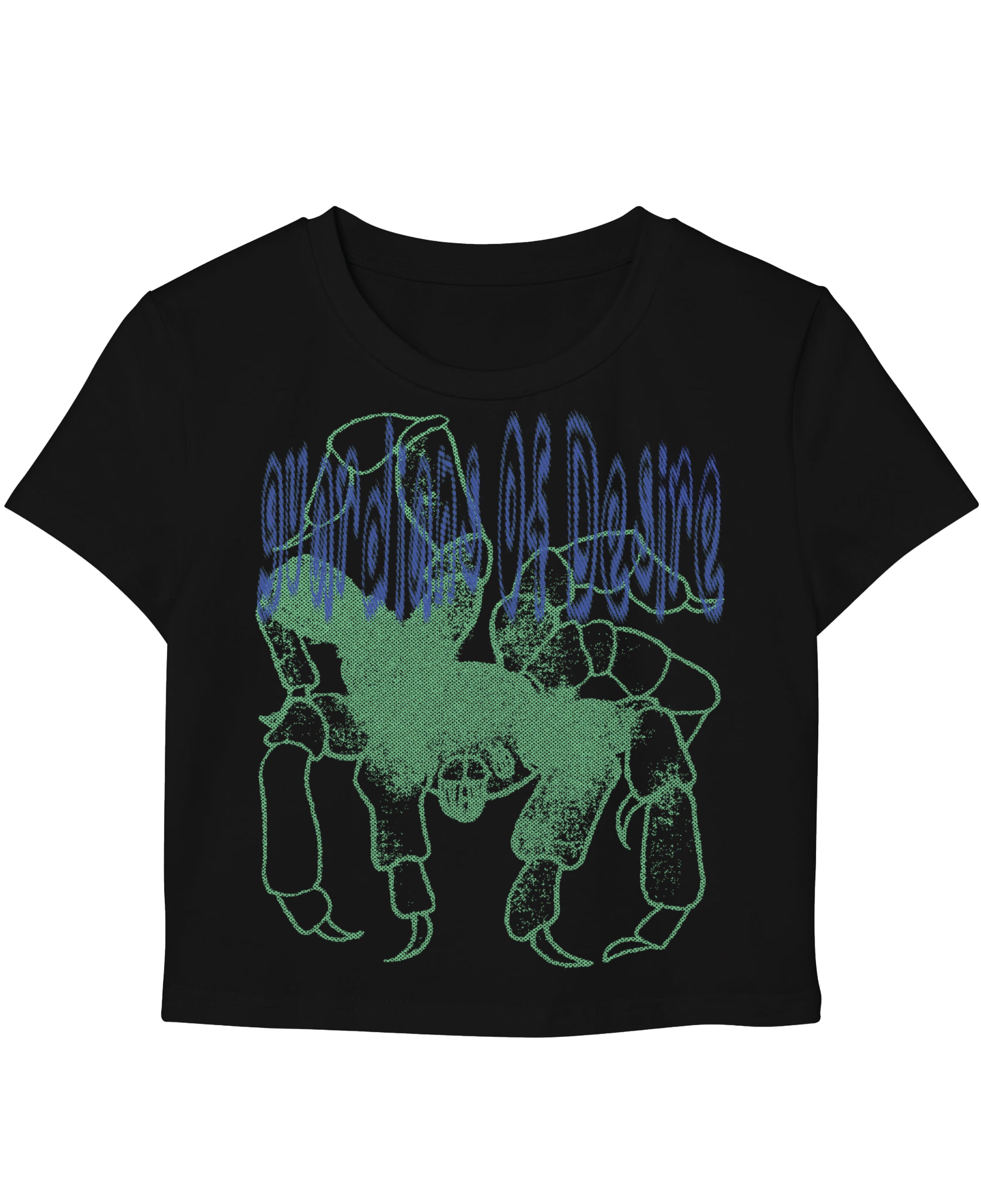 Black Baby Tee Front Design